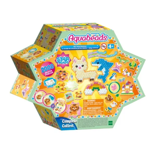 Aquabeads - 31776 - Le Studio De Creation Perles Etoiles - Mega Edition- Perles
