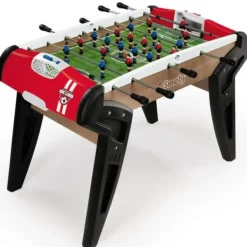 Smoby Baby-Foot|Babyfoot N°1 Evolution - Structure Bois - 2 Balles Incluses