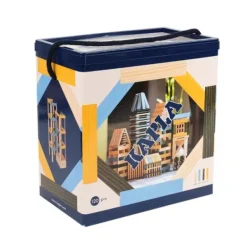 Kapla Baril 120 Planchettes Bleu/Jaune/Vert- Planchettes Et Construction En Bois