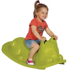 Smoby Bascule Chat Vert- Porteurs & Jouets À Bascules