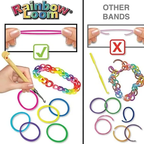 Bandai Bracelets Rainbow Loom Original- Mode, Bijoux, Décoration, Cosmetiques