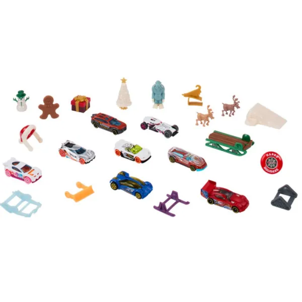 Mattel Calendrier De L'avent Hot Wheels - 2023- Calendriers De L'avent