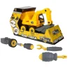 Brikkolo Camion De Chantier A Construire- Planchettes Et Construction En Bois
