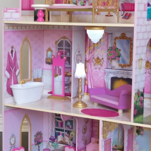 KidKraft Maisons De Poupee|Chateau De Poupee Rose Garden