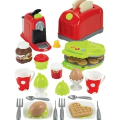 Ecoiffier Cuisine Et Dinette|Coffret Grille-Pain Machine A Cafe Et Gaufrier