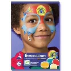 Djeco Coffret Maquillage Super Heros- Coiffure & Maquillage