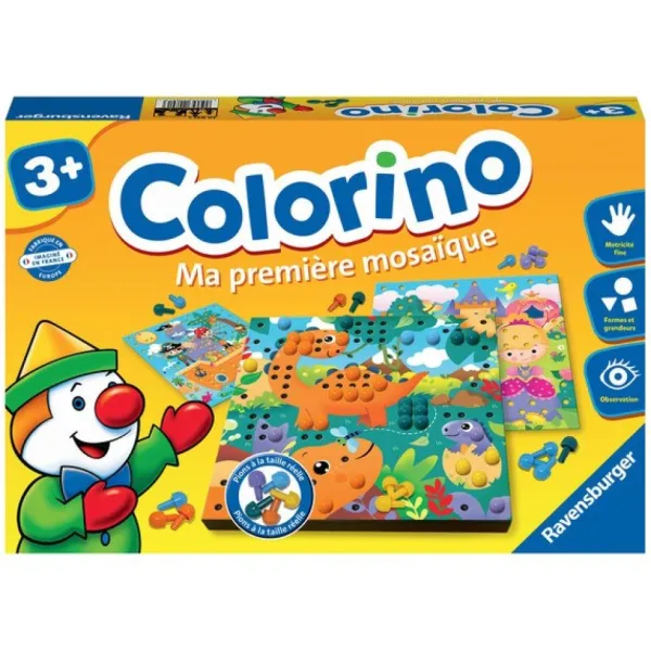 Ravensburger Colorino - Ma Premiere Mosaique- Mosaïque, Sable Et Paillettes