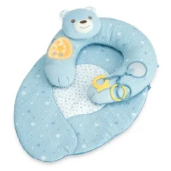Chicco Coussin Mon Premier Nid Bleu- Tapis D'éveil