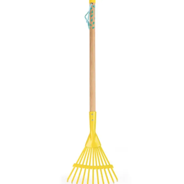 Janod Grand Rateau Happy Garden- Jeux Et Outils De Jardinage