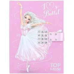 Top Model Journal Intime Avec Code Ballet- Bagages Et Papeterie