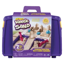 Spin Master Kinetic Sand - Mallette D'Activités - Sable Magique A Modeler- Pate À Modeler, Modelage Et Gravure