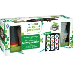 MGM Kit Mini Jardinier 12 Pots- Jeux Et Outils De Jardinage