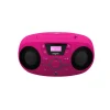 Bigben Lecteur Cd/Usb Portable Lumineux Rose- Enceintes Bluetooth Et Casques Audio
