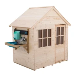 Mookie Maison En Bois Avec Cuisine- Cabanes Et Maisonnettes