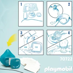 Playmobil Masque Grand Public Adulte Bleu Taille L- Vêtements Enfants