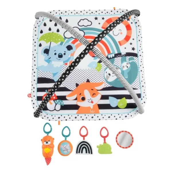 Fisher Price Mon Tapis D'Activités 3 En 1 Sensoriel- Tapis D'éveil