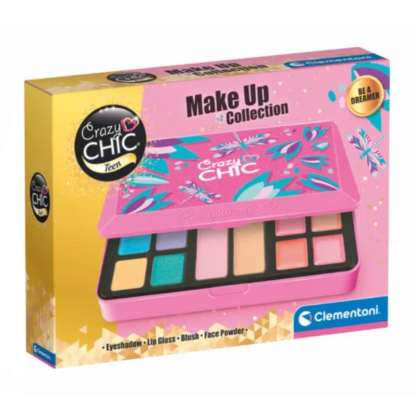 Clementoni Palette De Maquillage Be A Dreamer - Crazy Chic- Coiffure & Maquillage