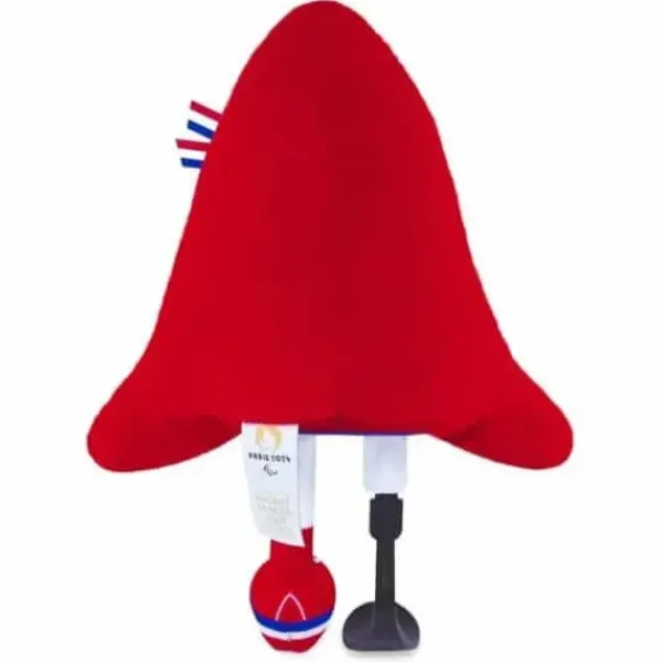 Doudou Et Compagnie Peluches Super-héros Et Personnages|Peluche Mascotte Officielle Jeux Paralympiques Paris 2024 - 25 Cm