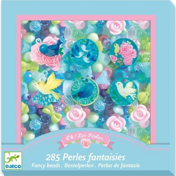 Djeco Perles Fantaisies Oiseaux- Perles
