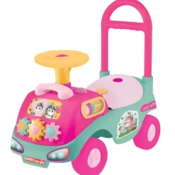 Baby Smile Porteur Electronique Rose- Porteurs & Jouets À Bascules