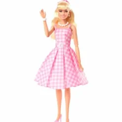 Mattel Barbie Et Poupées Mannequin|Poupee Barbie Le Film - Barbie Robe Vichy Rose