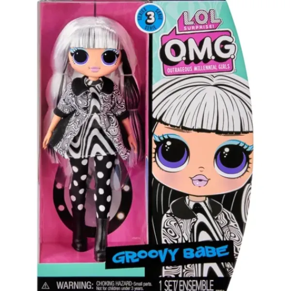 Mga Barbie Et Poupées Mannequin|Poupee L.O.L Surprise Omg Classique Serie 3 - Groovy Babe