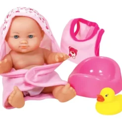 LOVE BEBE Poupons|Poupon 20 Cm Avec Pot Et Canard