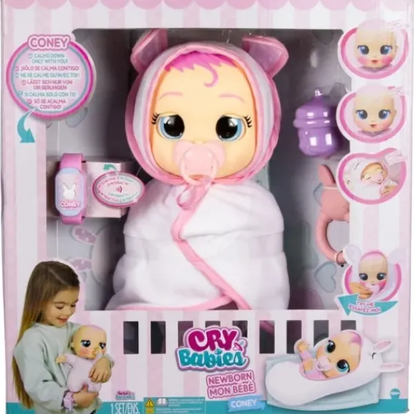Imc Poupons Interactifs|Poupon Cry Babies New Born - Coney