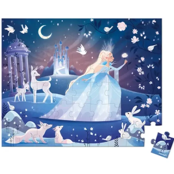 Janod Puzzles Enfants De 50 À 249 Pièces|Puzzle 54 Pieces La Feerie Des Glaces