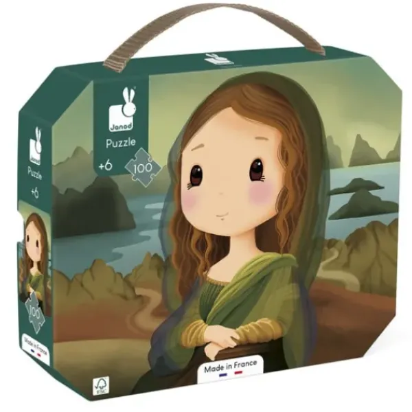 Janod Puzzles Enfants De 50 À 249 Pièces|Puzzle Inspire De Leonard De Vinci 100 Pieces