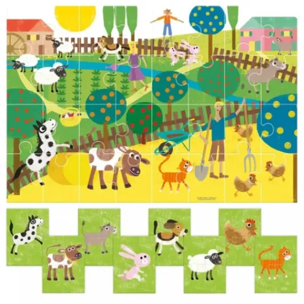 Headu Puzzle Bébé / Enfant|Puzzles Ma Ferme