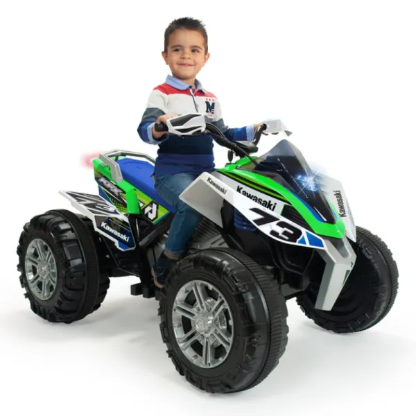 Injusa Quad Electrique 12 V Gm Kawasaki- Quads Électriques