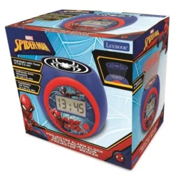 Lexibook Réveil Spiderman Rond Projection- Radios Réveil