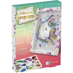 Lansay Sequins Licorne- Mosaïque, Sable Et Paillettes