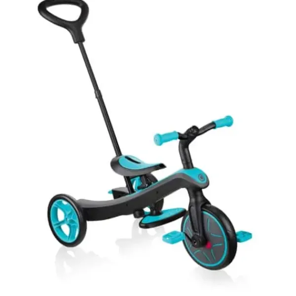 Smoby Tricycles|Tricycle Baby Balade 2 - Tricycle Evolutif Avec Roues Silencieuses - Dispositif Roue Libre - Vert
