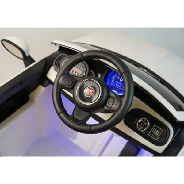Multimec Voiture Electrique Fiat 500 12V- Voitures Électriques